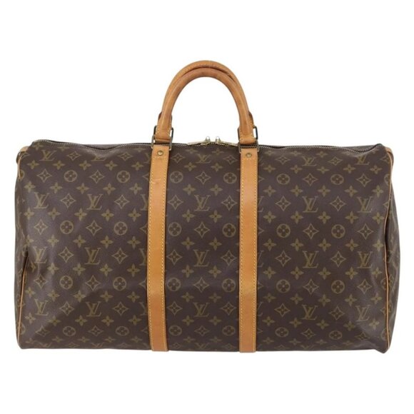 LOUIS VUITTON Monogram Keepall 55 Boston Bag - Picture 11 of 15